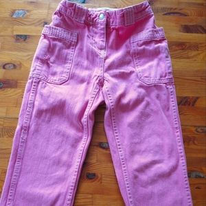 Hanna Andersson pink denim pants